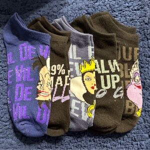 Disney Villains Women’s Ankle Socks